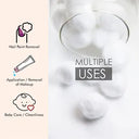 White Cotton Balls (50 pcs in a Ziplock Bag)