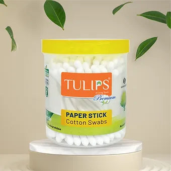 Premium Eco Friendly Cotton Buds/ Swabs (100 Sticks in a Jar)