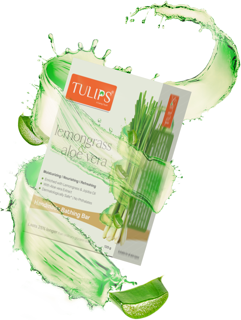 Handmade Bathing Bar – Lemongrass & Aloe Vera (125g)