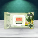 Refreshing Wet Wipes, Cucumber & Avocado (30 Wipes in a LID Pack)