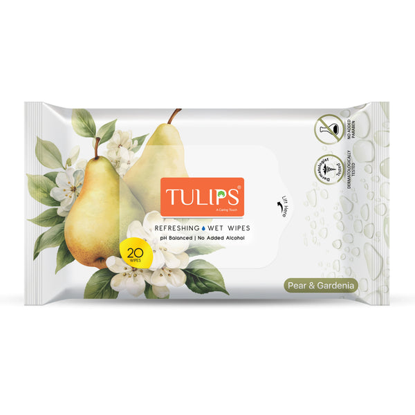 Pear & Gardenia (20 N) Refreshing Wet Wipes