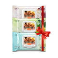 Tulips Refreshing Wet Wipes Combo Pack (3 x 30 Wipes) + FREE Nail Polish Remover Wipes