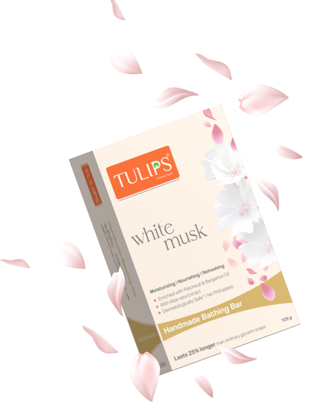 Handmade Bathing Bar – White Musk (125g)