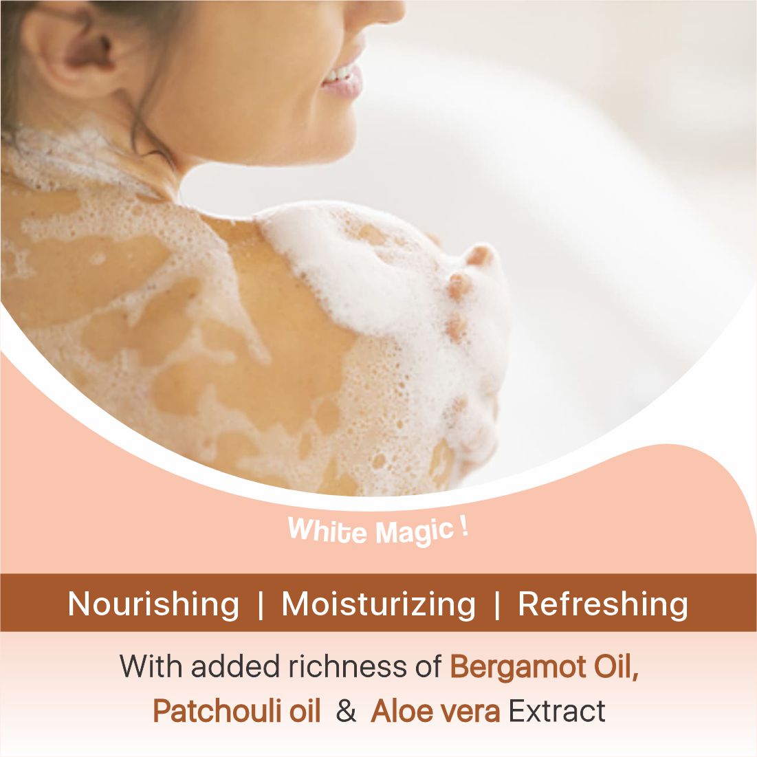 Handmade Bathing Bar – White Musk (125g)