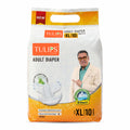 TULIPS Adult Diaper Tape Style - Protection from Urinary Incontinence (Extra Large)
